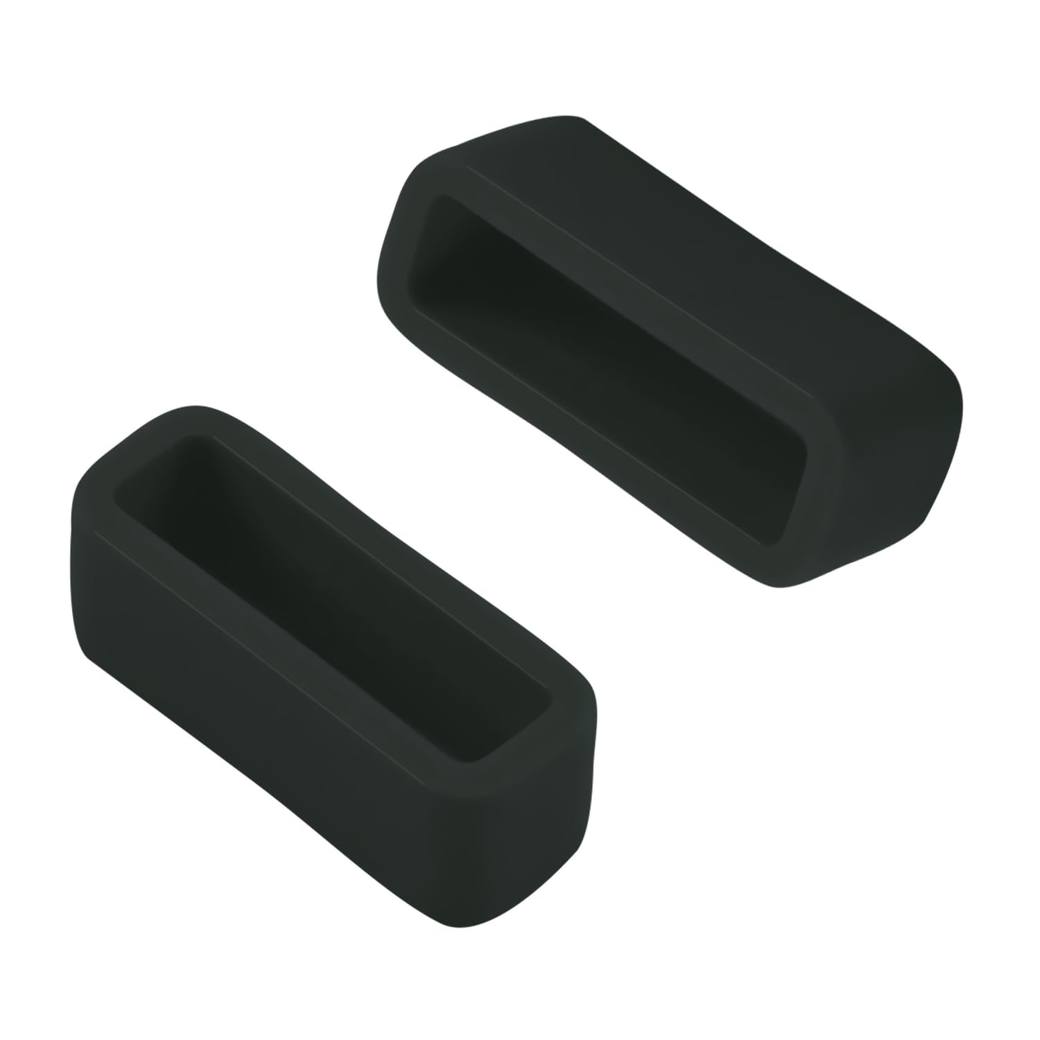 Boguish 4pcs Silicone Watch Band Loop - Rubber Watch Holder for Watch Band Keeper Repair Replacement Use