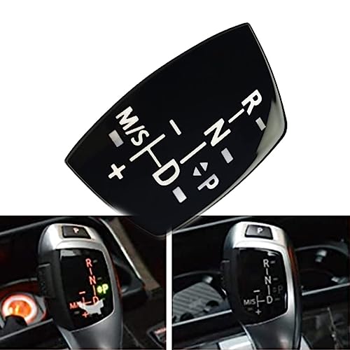 Cycdiy Car Shift Knob Panel Gear Button Trim Cover Decal Compatible With Bmw F Chassis 1 3 5 6 7 X1 X3 X5 X6 F10 F10 F30 F35 F18(Long #TOP2