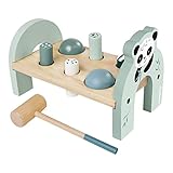 Eichhorn - Klopfbank mit 4 Klopfstiften und 2 Kugeln, inkl. Hammer, 8 teilig,...