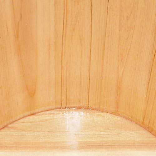 Baño de pies de madera para spa y masaje miniatura 4