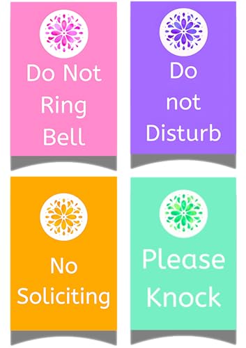 Plaque Sonnette Detour Do not Disturb avec fixation magnétique haut de gamme