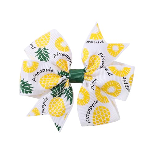 Baby Girls Pineapple Bow Headband Pineapple Hair Clips Pin Pineapple Bow Headwear BBG43 (Bow-B0)2