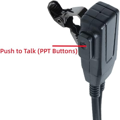 Miniatura 5 de Walkie Talkie Earpiece Headset with Mic PTT Compatible with Cobra Microtalk PX650 PX655 Cxt195 Cx112 PX655 ACXT1035r ACXT145 ACXT545 RX385 Two Way