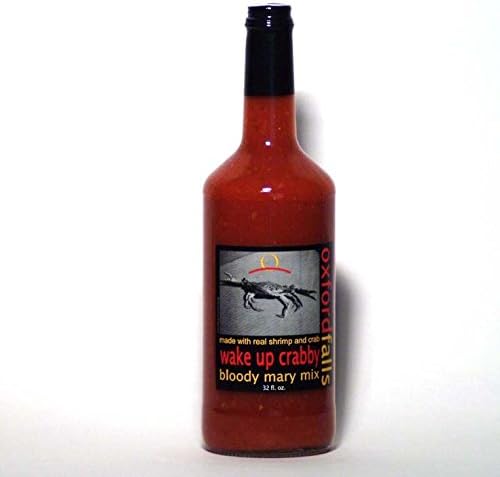 Wake up Crabby Made with Real Shrimp & Crab Bloody Mary Mix - (2 Pack of 32 Fl. Oz. Bottles)