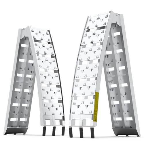 Rampas de carga de aluminio para camionetas, 7.5FT plegables