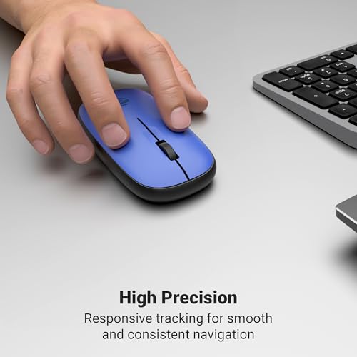 Image of Zebronics Fusion Wireless Mouse, 1200 DPI, Magnetic Swappable Shells, 3 Buttons, USB Nano Receiver, Lightweight, Power Saving Mode, High Precision