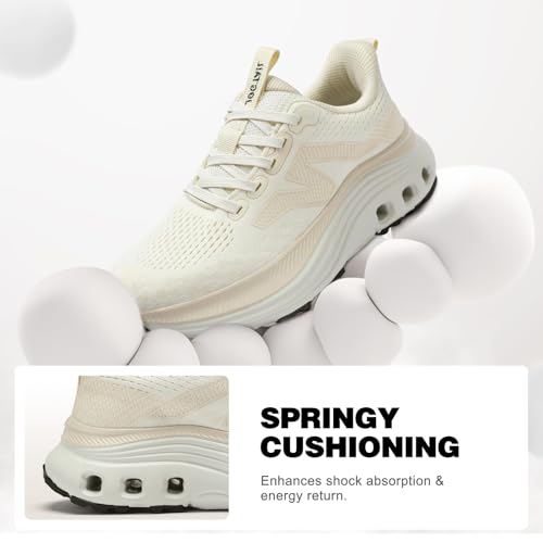 Image of Womens Wide Slip On Walking Shoes with Cushioned Arch Support Lightweight Comfort Orthopedic Sneakers for All Day Standing