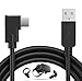 Produktbild TiMOVO Oculus Quest Link Kabel,3 M (10 Fuß) USB-A- zu Typ C Ladekabel Datenkabel,90 Grad Winkel Schnell Ladung und Datenübertragung für iPad Pro 2020,Surface Pro 7,MacBook,LG,Huawei P30 und Gaming-PC