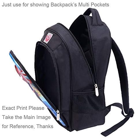 MATMO Boys Football Backpack Soccer Print Cool Pattern School Bag, Soccer Bag 9, One Size - Image 5