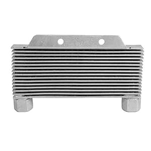Motor?lk¨¹hler, zilveren aluminiumlegering motor?lk¨¹hler K ¨¹hler 15 rijen universele motoronderdelen