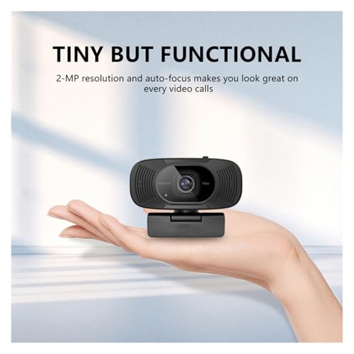 Webcam USB HD 1080p avec double microphone intégré pour PC et visioconférence - 3