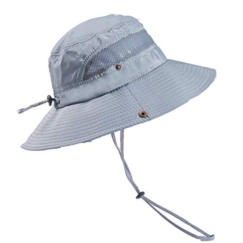 Sun Hats for Men Wide Brim Summer Sun Protection Cap for Men UV Protection Round Sun Cap for Hiking, Fishing, Gardning, Travel