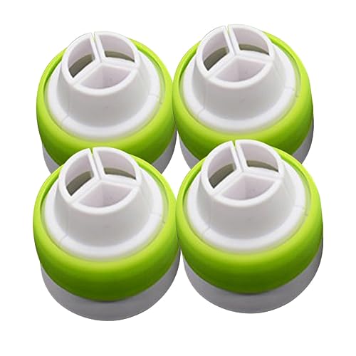 Cabilock 4piezas Convertidor De Boquillas Para Manga Pastelera Acopladores Compatible Mangas De Plástico Algodón y Fácil De Usar