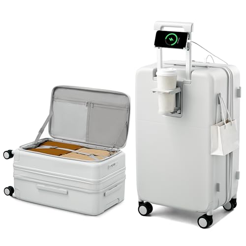 [Hanke] キャリーケース 機内持ち込み スーツケース 拡張機能付き