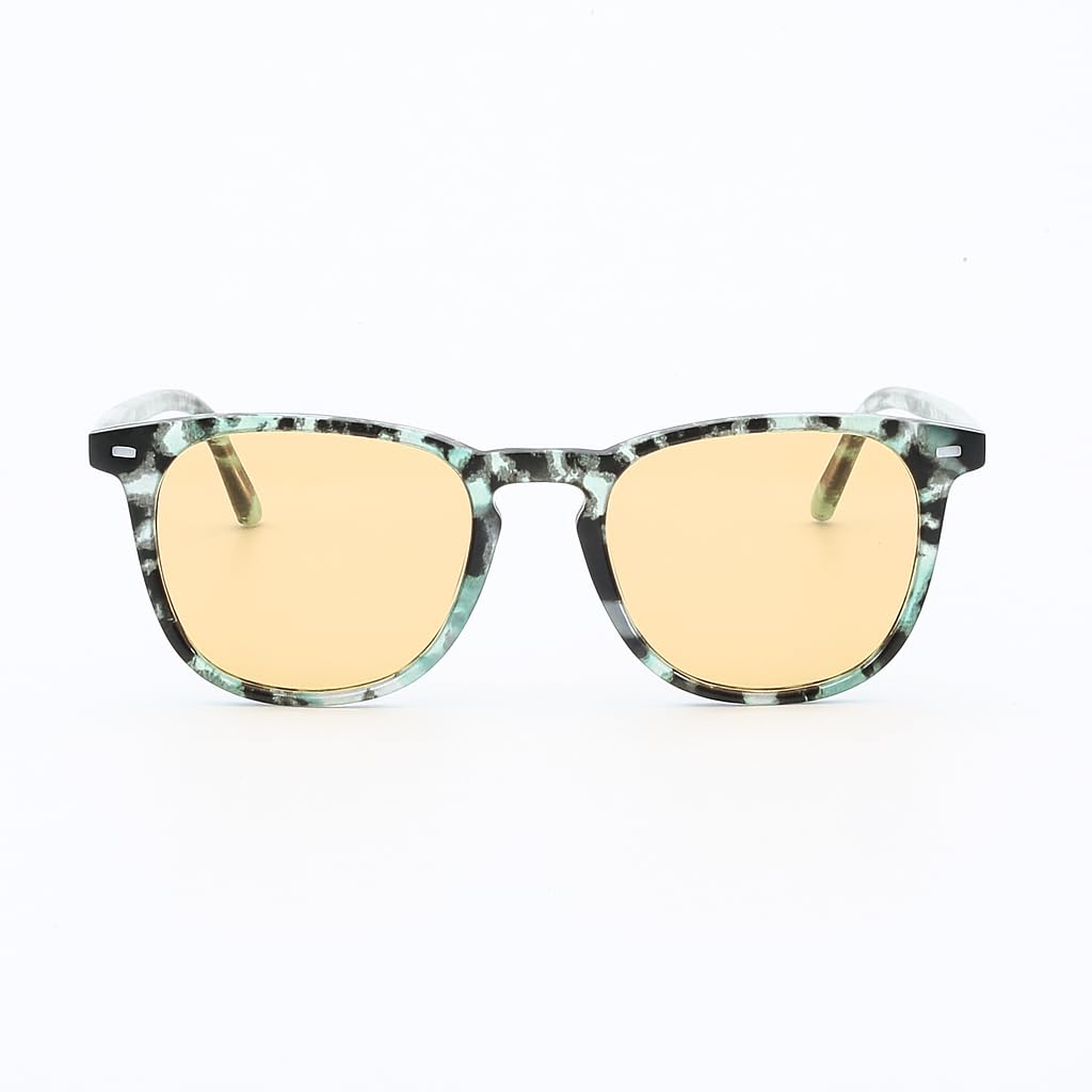 Skylar FL-41 - Gafas de acetato con patrón de alta calidad para migraña y sensibilidad a la luz