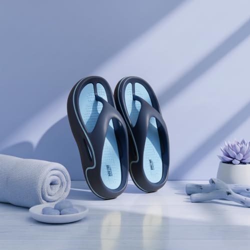 Image of DOCTOR EXTRA SOFT Men's Premium Slippers with Soft Acupressure Foot Massager for Adult | Comfortable & Light Weight| Stylish & Anti-Skid | Casual Waterproof & Everyday Flip Flops for Gents & Boys D-544