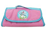 Diddlina Beauty / Kosmetik Holiday Tasche Pink / Blau mit Seepferdchen 5482