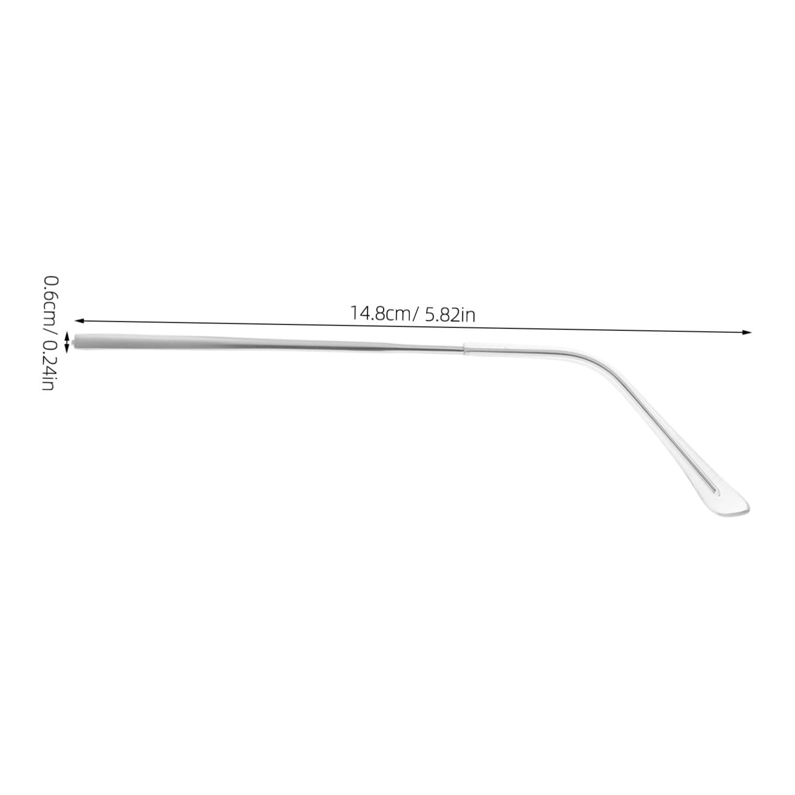 Healeved 5paare Gläser Ersatzbügel Transparente Metall-eyewear Temples Komfortable Und Rutschfeste Brillenbeine Für Und Damen Geeignet Für Sonnenbrillen Und Korrektionsbrillen