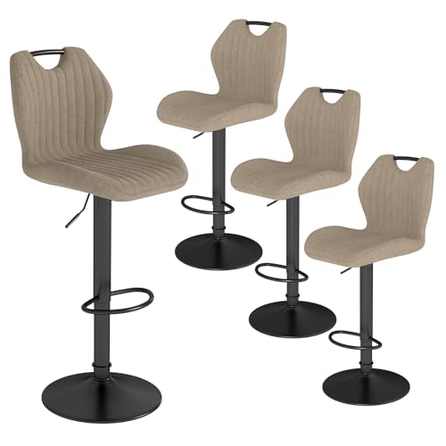 WAFTING Tabourets de Bar Lot de 4, Chaise de Bar...