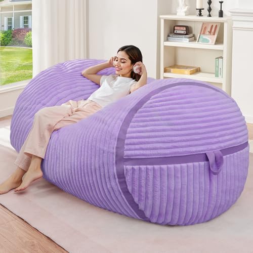 Image of 4FT Bean Bag Chair 4'Big Bean Bag Chairs with Adults, Large Beanbag Chair