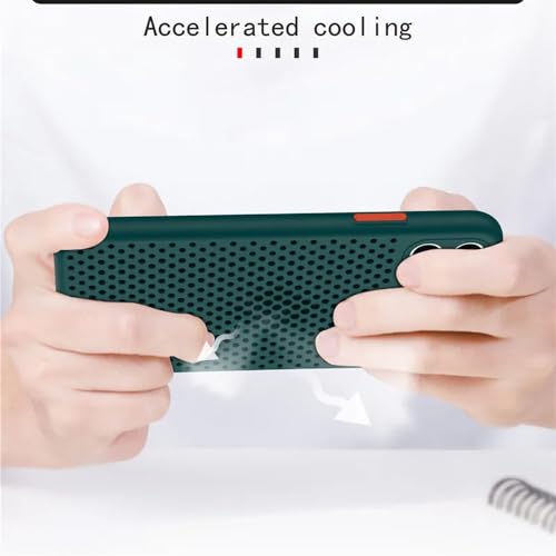 Coque iPhone 11 respirante maille anti-surchauffe noire