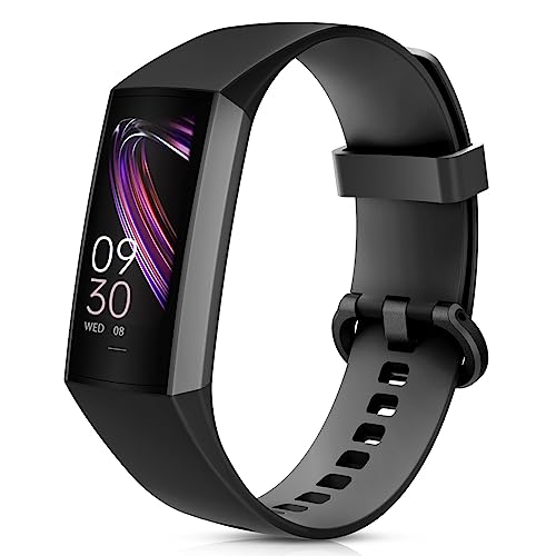 Zeacool Fitness Tracker with Heart Rate Blood Oxygen Blood Pressure Sleep Monitor,1.10''AMOLED