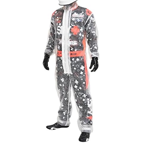 K1 Race Gear 1-Piece Karting Rain Suit (Clear, XX-Small) Cover