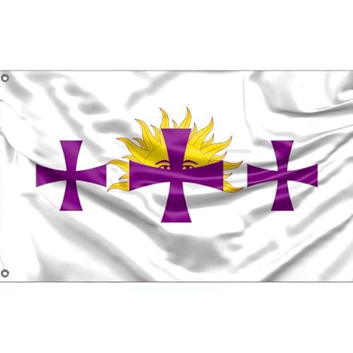 Bandera de los pueblos hispanos | Impresión de diseño único | Hecho en la UE (90 x 150 cm)