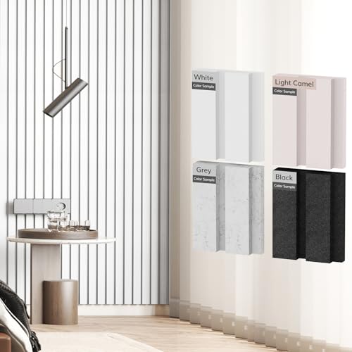 TONOR Paneles Acústicos Autoadhesivos, Paquete de 4 Unidades, 9,8 x 8 x 1,8 cm, Aislamiento Acústico, Paneles de Pared Autoadhesivos, Azulejos Insonorizados para Absorción de Ecos Paneles