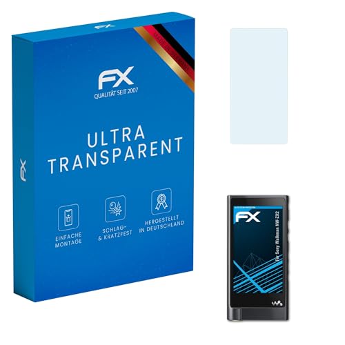 atFoliX Screen Protection Film compatible with Sony Walkman NW-ZX2 Screen Protector, ultra-clear FX Protective Film (3X)