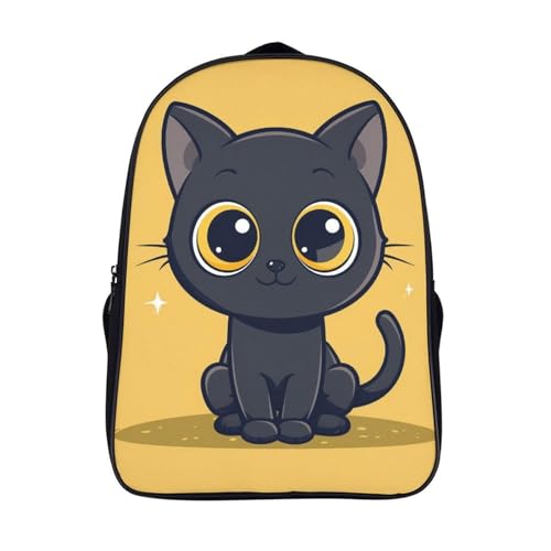 Mochila escolar de gatito 3D para evitar roturas de libros en el colegio