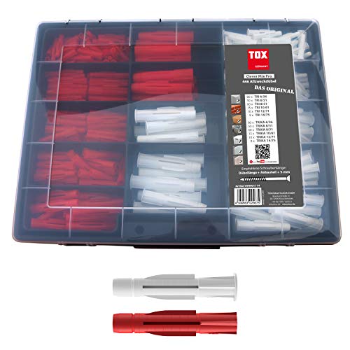 TOX Tassello Universale-Assortimento Miniset Clever Mix PRO, 446 pz, 094901114