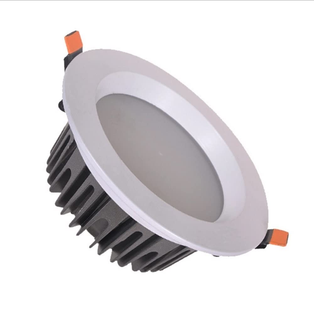 GJGHKLHL downlights， Recessed Downlight Anti-Glare 10W 15W 20W 25W 30W Living Ceiling Light Lights Downlights Die-cast Aluminum CRI92 Villa Showroom(25w)