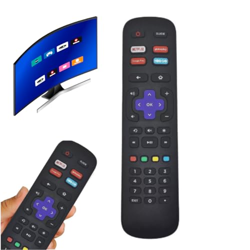 Controle Remoto Compatível com PHILCO ou BRITÂNIA ROKU TV Smart TV