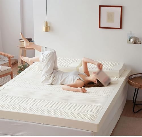 Surmatelas en latex naturel bio 90x200 haut de gamme pour un confort hôtelier