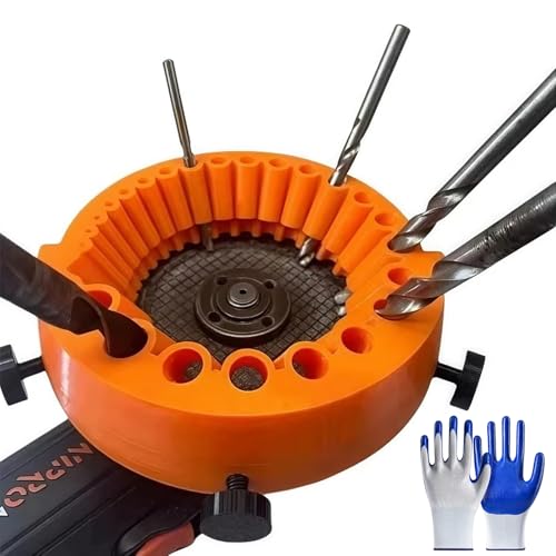 deegbbyi Herramienta de Afilado, Afilador de Brocas Multiusos, Afilador de Brocas, Utensilio de Molienda de Puntas Profesional, para Broca de 2-13 mm, para Amoladoras Angulares, Rectificadoras