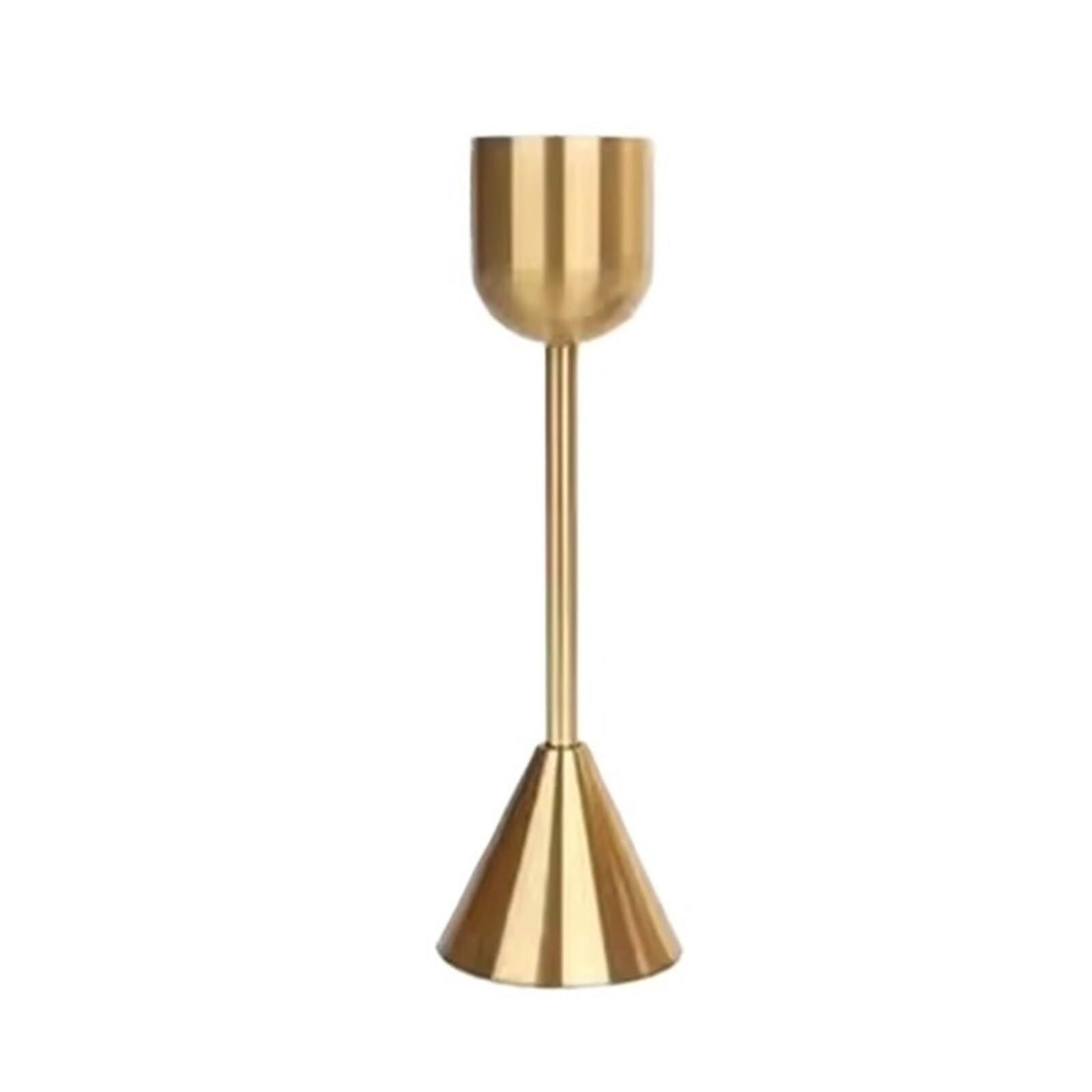 Candle Holders Golden Color Metal Candlestick Wedding Table Stand New Year Bar Party Candelabra Home Decorations(Color02)