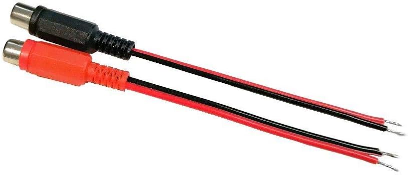 Speaker Wire To RCA Adaptor For High-Level Signal Connection To Amp