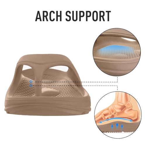 Image of shevalues Orthopedic Sandals for Women, Arch Support Recovery Flip Flops