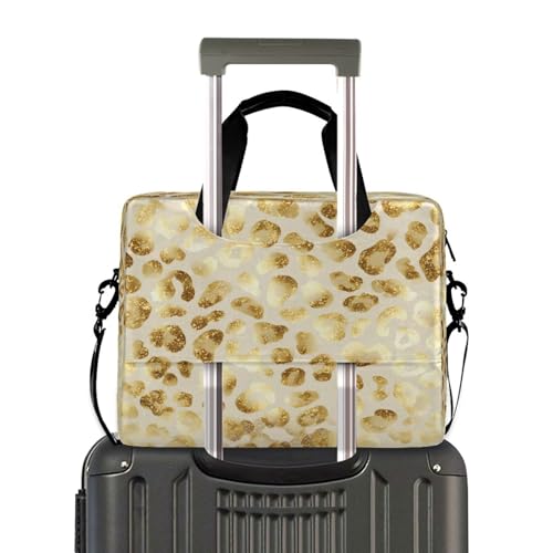 Bolso para Laptop senya Brillo Dorado Leopardo miniatura 4