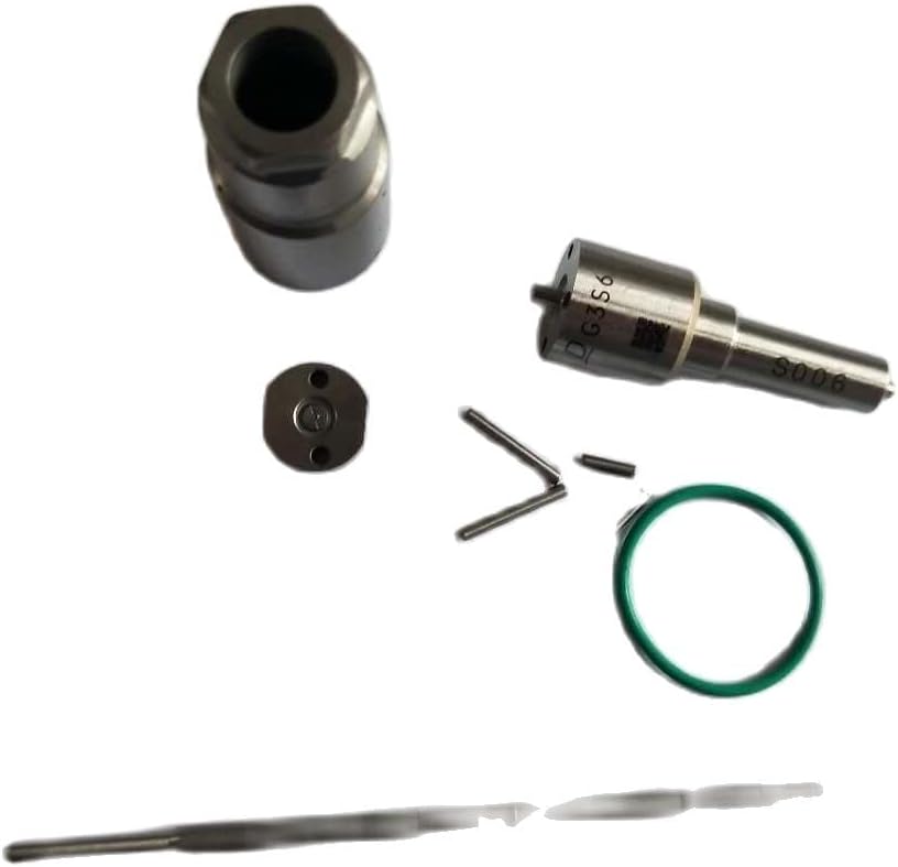 Overhaul Kit for Injector 23670-30400 Calibration with Valve Rod Orifice Plate Common Rail Nozzle and Cap