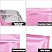 100 Pack Resealable Mylar Bag, Smell Proof Bags Resealable Packaging Supplies for Food Storage Small Business (Pink, 2.7