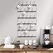 Sorbus Mug Rack for Wall - Large Rustic Coffee Mug Holder Wall Mount with 27 Hooks, Coffee Cup Display Rack, 6-Tier Metal Mug Organizer for Home, Kitchen & Bar, Coffee Station, Dining Room