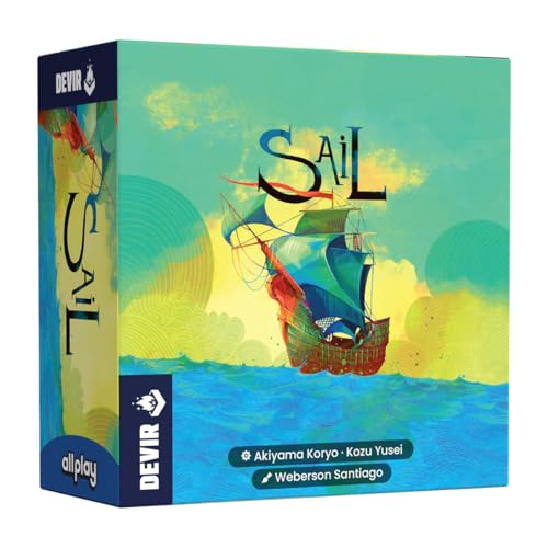Devir - Sail, Juego de Mesa para Dos Personas, Juego Rápido y Cooperativo, Juego de Bazas para Duelo (BGSAPS)