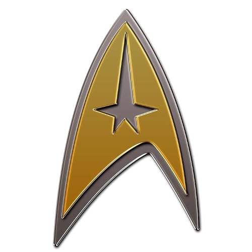 Cafepress Star Trek Metallic Insignia Sticker Oval Bumper Sticker, Euro Oval Car Decal #TOP1