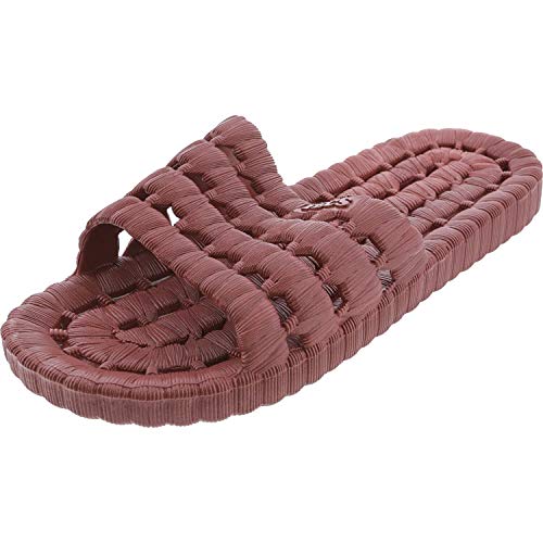 Image of PVC Slide Sandals for Women, Beach Flip Flip & Lightweight Water Shoe with Open Toe, Great for Showers, House Slipper, Dorms & Outdoor Use