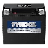 TYKOOL YTX20-BS /YTX20H-BS Lithium Titanate Powersports Battery, 600 CCA, Nornally Work at -40 °F,Motorcycle Battery,Fits for ATV,UTV,PWC,Snowmobile,Lawn Mower