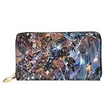 [gerrit] 人気 機動戦士ガンダム 財布 革 ウォレット長財布 大容量 携帯に便利 現金 カード収納財布 小銭入れ かわいい 個性 財布男女兼用誕生日プレゼント