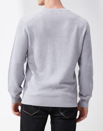 Men's V-Neck Long Sleeve Sweater Slim Fit Casual Pullover Sweater2