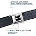 Buckle-Down Belt, Seatbelt Buckle Reclaimed Black Panel